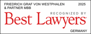 Auszeichnung Best Lawyers 2025 - FGvW Best Law Firm Germany