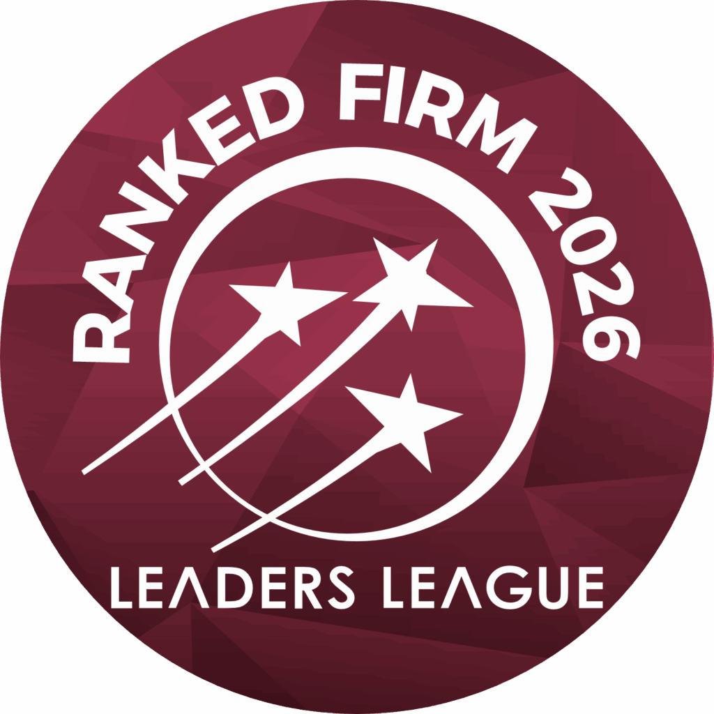 Auszeichnung Leaders League Ranked Firm 2026