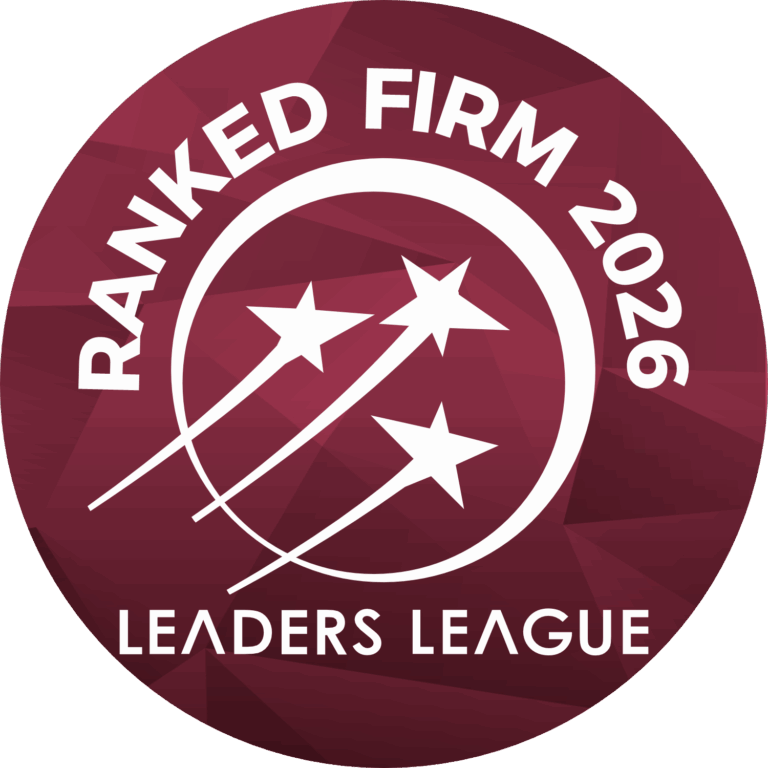Auszeichnung Leaders League Ranked Firm 2026