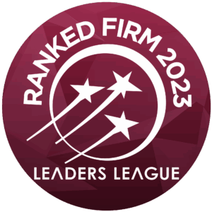 Auszeichnung Leaders League Ranked Firm 2023