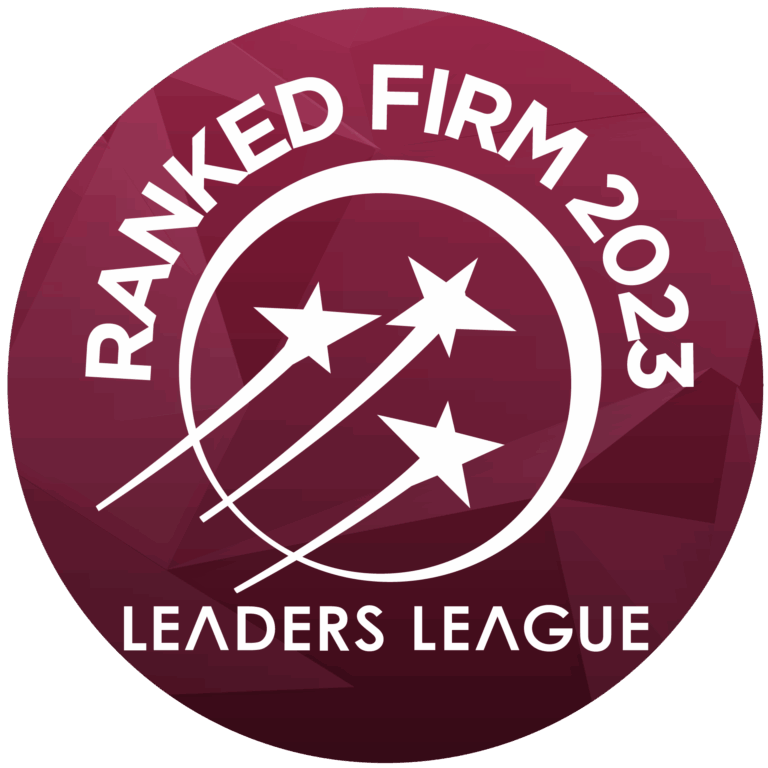Auszeichnung Leaders League Ranked Firm 2023
