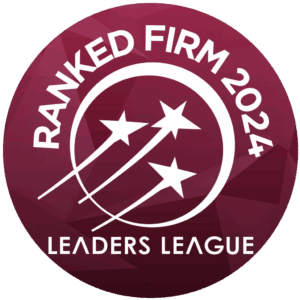 Auszeichnung Leaders League Ranked Firm 2024