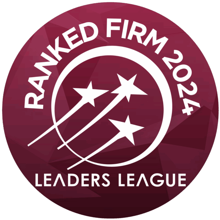 Auszeichnung Leaders League Ranked Firm 2024