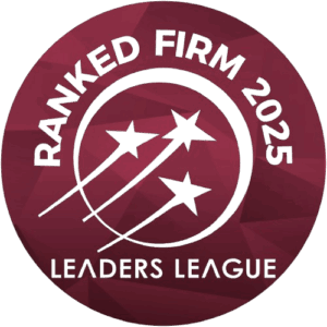 Auszeichnung Leaders League Ranked Firm 2025