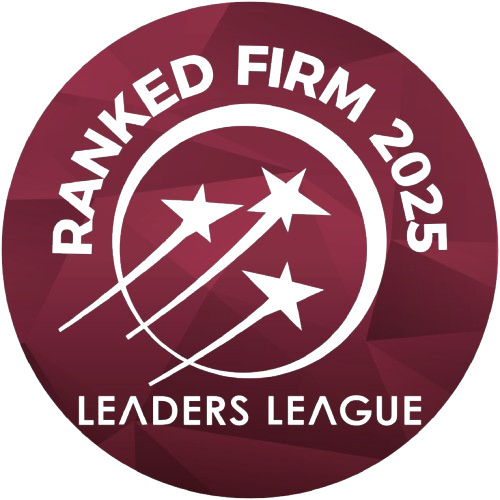 Auszeichnung Leaders League Ranked Firm 2025