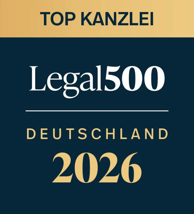 Legal 500 Deutschland 2026: Top Kanzlei